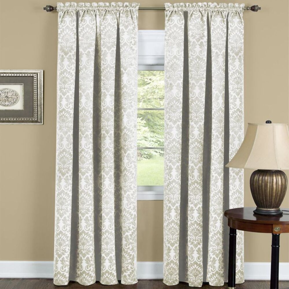 Ergode Sutton Window Curtain Panel 52x63 - Ivory
